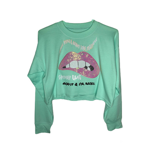 C Money " Beauty And The Beast " Long Sleeve Crop Top (CMoney Entertainment)